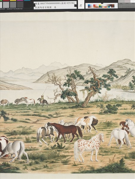 民國馬晉百駿圖　卷