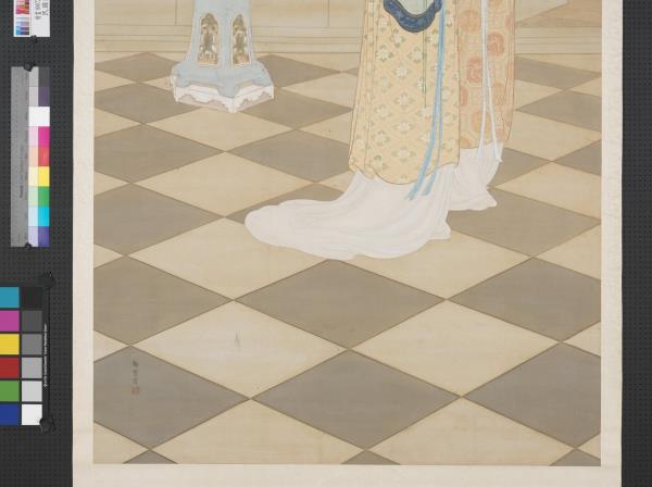 民國鄭褧裳娉婷　軸