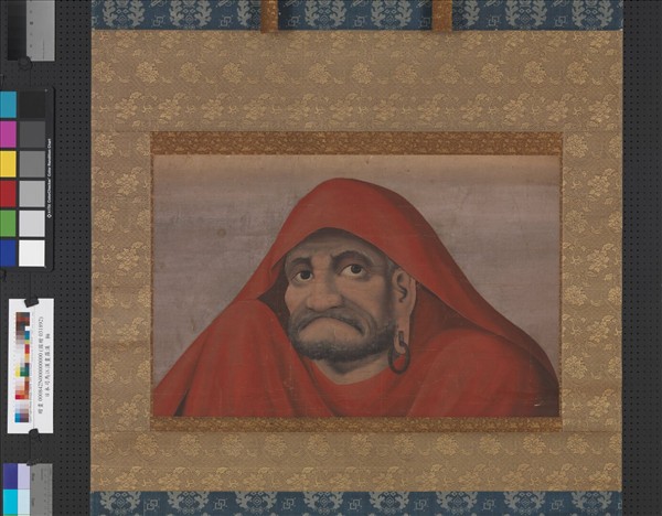 日本司馬江漢畫達摩　軸