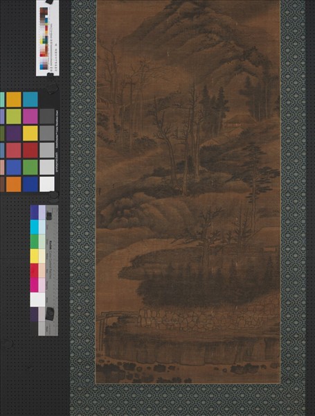 清龔賢春山如沐圖　軸