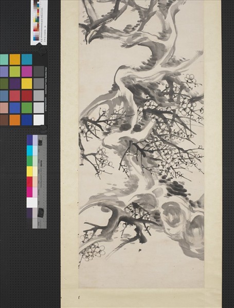 清胡遠古梅圖　軸