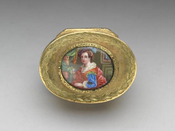 銅胎嵌琺瑯片雙層蓋鼻煙盒- 故宮