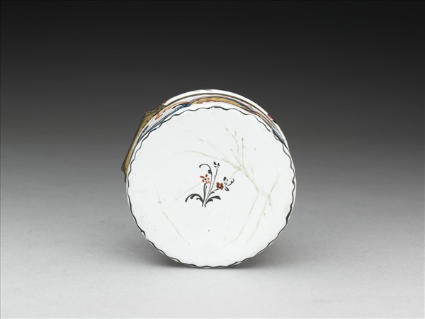 銅胎畫琺瑯雙層蓋鼻煙盒