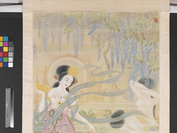 民國鄭褧裳春神　軸