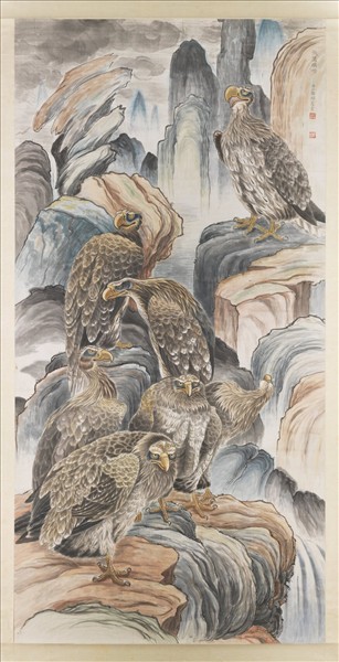 民國鄭褧裳饑鷹礪吻　軸