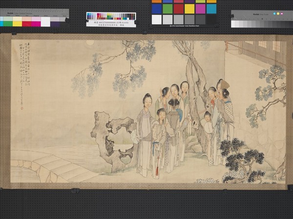 清錢慧安仿仇英仕女　橫披