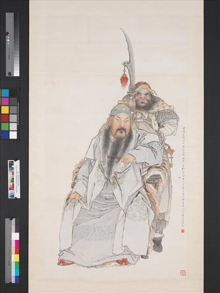 清錢慧安關周圖　軸