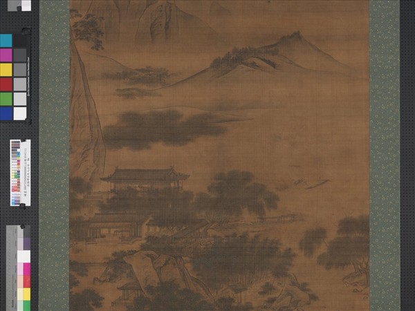 清顏嶧法宋人山水　軸