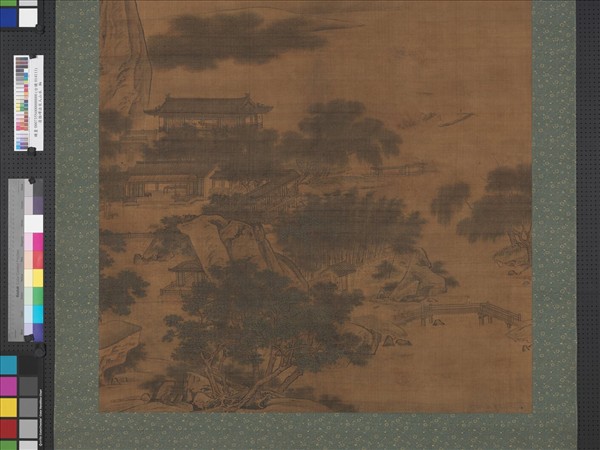 清顏嶧法宋人山水　軸