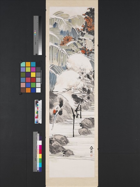 民國俞禮花鳥四屏　軸　（一）