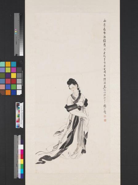 民國徐操仕女圖　軸