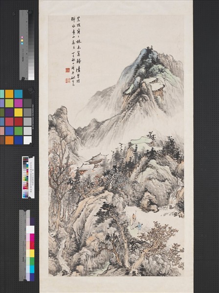 民國姚鍾葆山水　軸