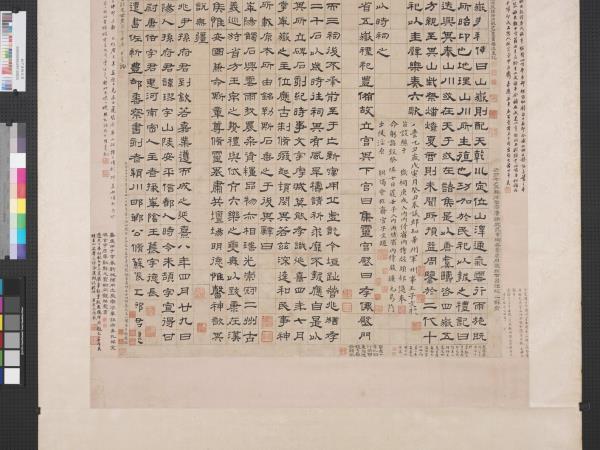 清翁方綱華山碑　軸