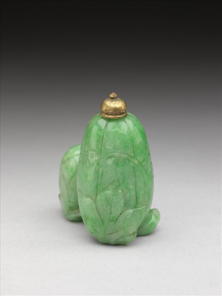 翠玉雙瓜鼻煙壺