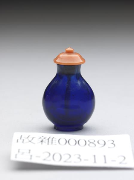 藍色玻璃鼻煙壺