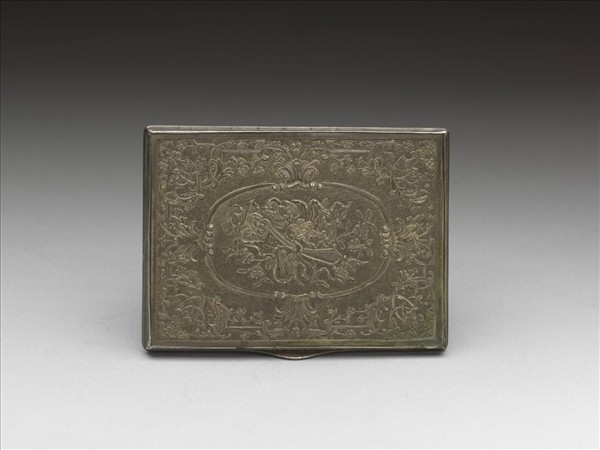 銀雕福壽如意鼻煙盒