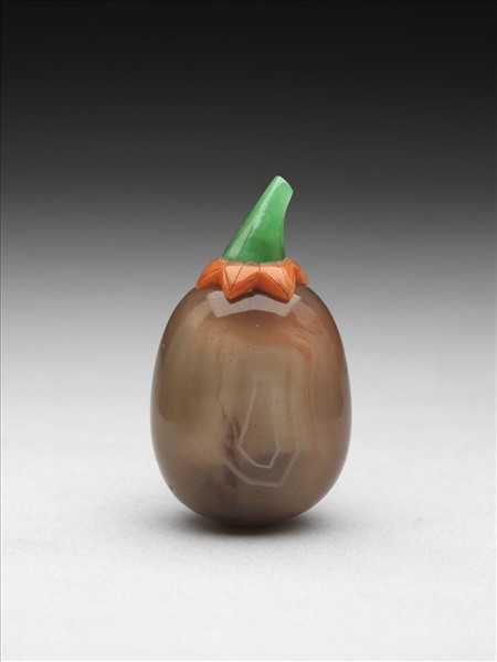 瑪瑙茄式鼻煙壺