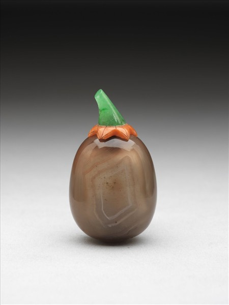 瑪瑙茄式鼻煙壺