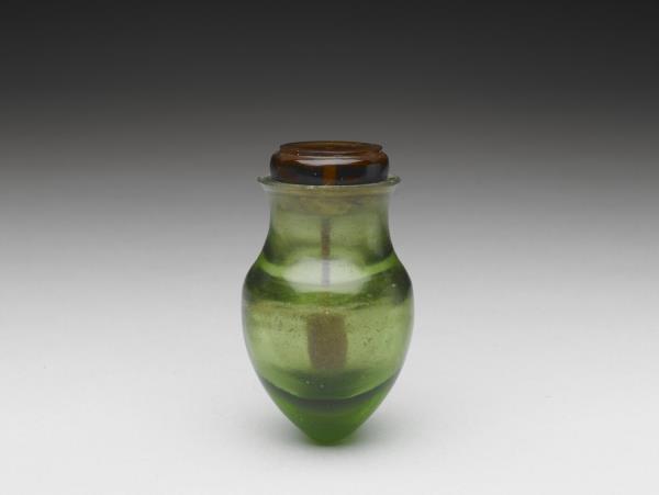 藍色玻璃鼻煙壺- 故宮