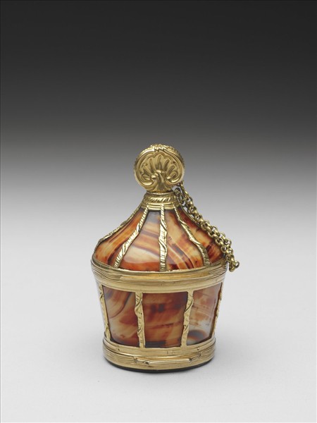 鍍金嵌瑪瑙多用途盒