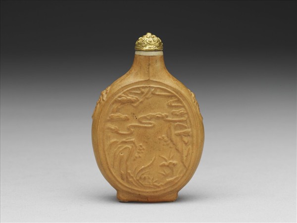 葫蘆祥雲靈芝鼻煙壺