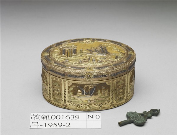 金雕音樂鼻煙盒- 故宮