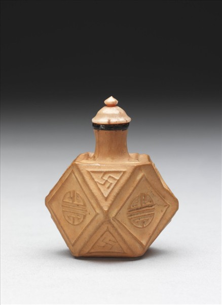 葫蘆萬壽多角形鼻煙壺