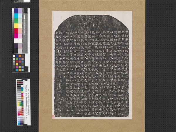 唐郾城丞張孚墓誌墨拓本　軸