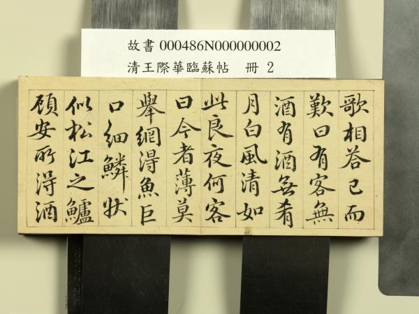 清王際華臨蘇帖　冊