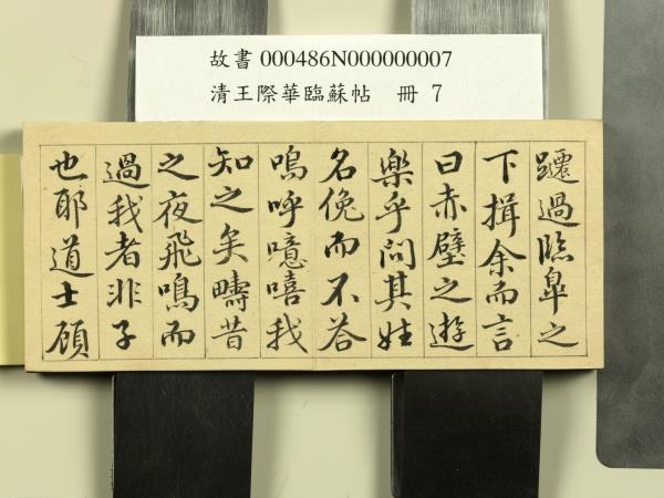 清王際華臨蘇帖　冊