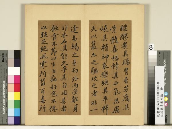 宋蘇軾書養生論真蹟　冊
