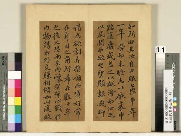 宋蘇軾書養生論真蹟　冊