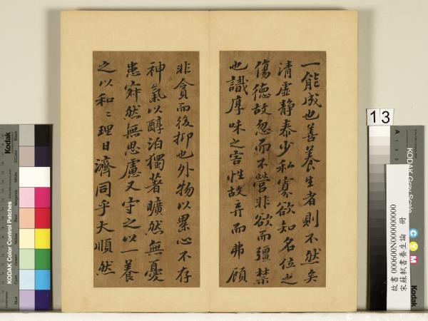 宋蘇軾書養生論真蹟　冊