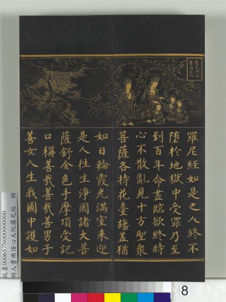 明人佛頂心大陀羅尼經　冊