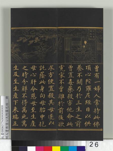 明人佛頂心大陀羅尼經　冊