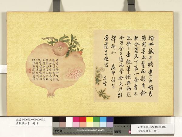 清張照雜書　冊　臨黃庭堅尺牘