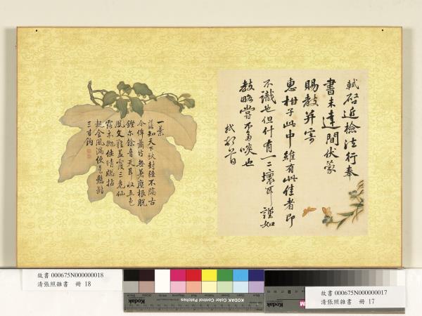 清張照雜書　冊　臨蘇軾尺牘