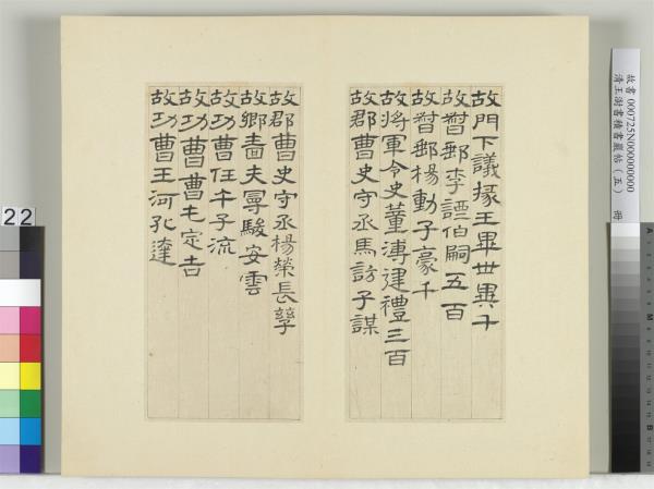 清王澍書積書巖帖（五）　冊　臨曹全碑