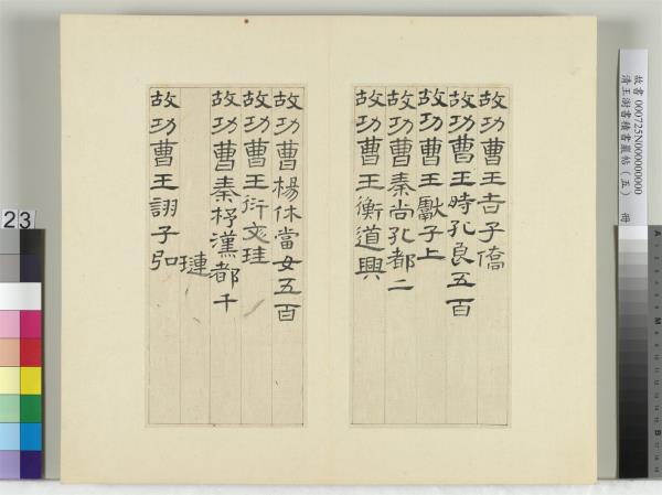 清王澍書積書巖帖（五）　冊　臨曹全碑