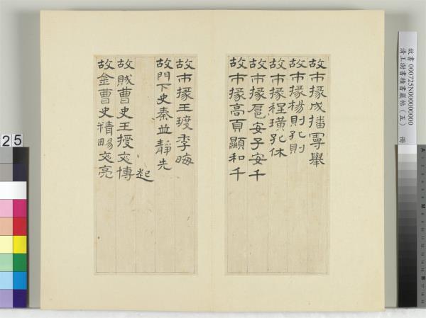 清王澍書積書巖帖（五）　冊　臨曹全碑