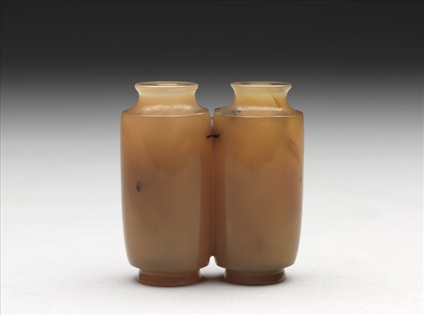 瑪瑙雙連瓶鼻煙壺