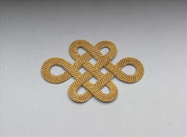 鍍金八吉祥盤長