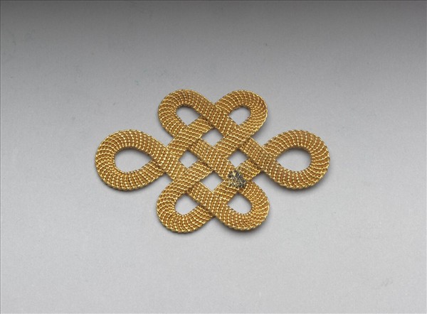 鍍金八吉祥盤長