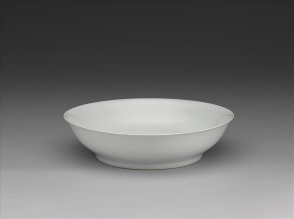 甜白釉盤