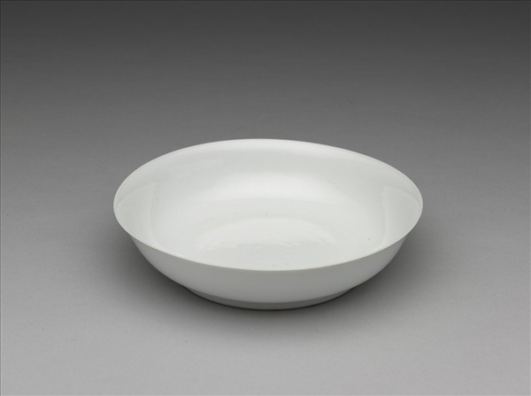 甜白釉盤