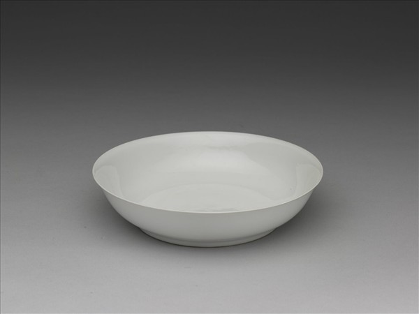 甜白釉盤