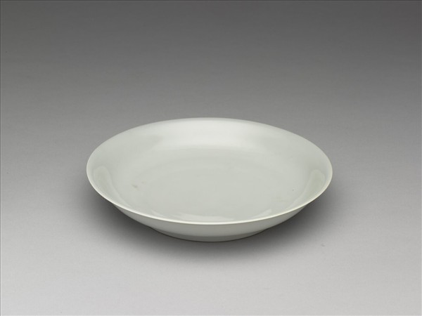 甜白釉盤
