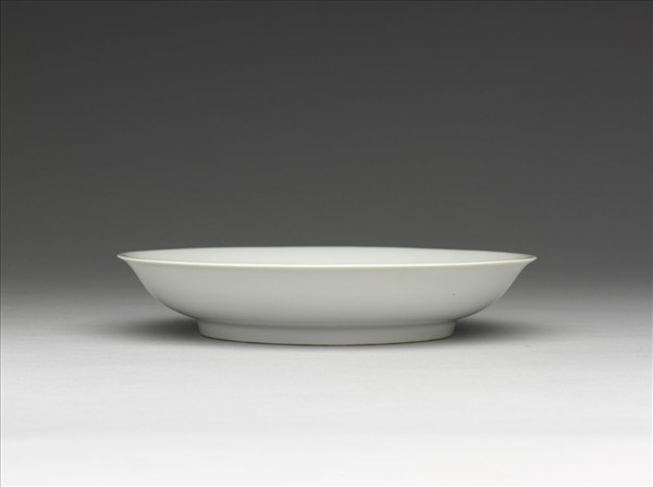 甜白釉盤