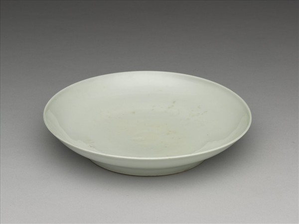 甜白釉盤