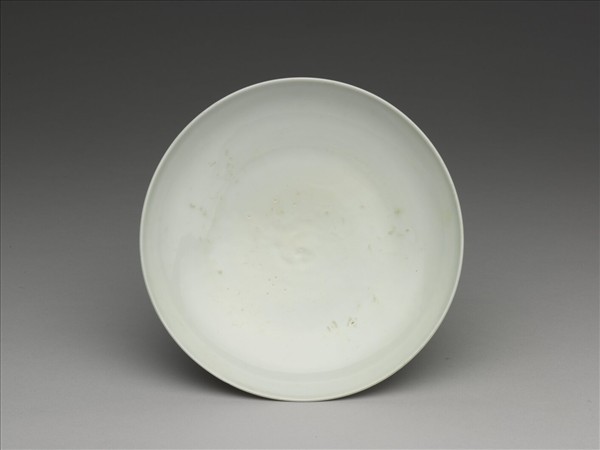 甜白釉盤